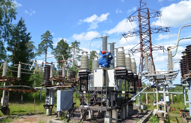 Шеф монтаж ВРС110. ОАО «Ленэнерго»